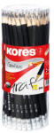 Kores Grafitceruza radírral, HB, háromszögletű, KORES, 72db/cs (92372) - eztkapdki