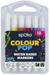 Spoko Filctoll SPOKO Colour Pop háromszögletű vízbázisú 12 darabos (S045099412) - eztkapdki