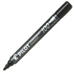 Pilot Alkoholos marker, 1-4, 5 mm, kúpos, PILOT "Permanent Marker 100", fekete (SCA-100-B)