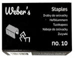  Tűzőkapocs WEBER`S No. 10 1000 darabos - eztkapdki