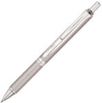 Pentel Rollertoll 0, 35mm, fém ezüst test, Pentel Energel BL407-A, írásszín kék (BL407-A) - eztkapdki