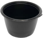  Levesestál műanyag 750 ml fekete 50 darabos 15081 (15080)