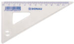 DONAU Háromszög vonalzó, műanyag, 60°, 12 cm, DONAU (7062001PL-00)