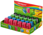 Keyroad Hegyező 1 lyukú tartályos 24 db/display Keyroad Cup Sharpy vegyes színek (KR972058)