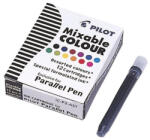 Pilot Töltőtoll patron, PILOT "Parallel Pen", 12 különböző szín (IC-P3-AST)