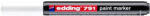edding Lakkmarker, 1-2 mm, EDDING "791", fehér (7580148005)