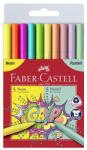 Faber-Castell Filctoll FABER-CASTELL Grip 10 db/készlet neon/pasztell (155312)