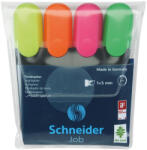 Schneider Szövegkiemelő készlet, 1-5 mm, SCHNEIDER "Job 150", 4 különböző szín (1500)