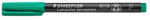 STAEDTLER Alkoholos marker, OHP, 0, 6 mm, STAEDTLER "Lumocolor 318", zöld (318-5)
