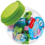 Keyroad Hegyező 1 lyukú 72 db/display Keyroad Funnyfish vegyes színek (KR972123)