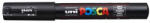 uni Dekormarker, 0, 7 mm, UNI "Posca PC-1MR", fekete (2UPC1MRF) - eztkapdki