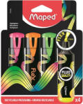 Maped Szövegkiemelő készlet, 1-5 mm, MAPED "Fluo Peps Flex", 4 különböző szín (740300) - eztkapdki