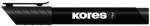 Kores Alkoholos marker, 3-5 mm, kúpos, KORES "K-Marker", fekete (20930)