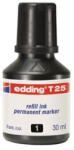 edding Utántöltő alkoholos markerhez, EDDING "T25", fekete (7180012000)