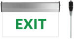 2r EXIT üveg LED kijáratjelző 3W 2órás (L0102032001)