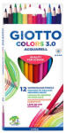GIOTTO Színes ceruza GIOTTO Colors 3.0 aquarell háromszögletű 12db/készlet (2771 00) - eztkapdki
