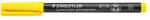 STAEDTLER Alkoholos marker, OHP, 1 mm, STAEDTLER "Lumocolor 317 M", sárga (317-1) - eztkapdki