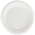  Lapostányér átmérő 22, 5 cm komposztálható cukornád, papír natúr 10 db/cs (14627)
