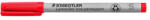 STAEDTLER Alkoholmentes marker, OHP, 0, 4 mm, STAEDTLER "Lumocolor 311 S", piros (311-2) - eztkapdki