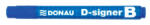 DONAU Táblamarker, 2-4 mm, kúpos, DONAU "D-signer B", kék (7372001-10PL) - eztkapdki
