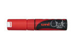uni Krétamarker, 8 mm, UNI "PWE-8K", fluor piros (PWE-8K RED)