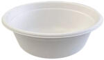  Tányér leveses 750 ml komposztálható cukornád 50 db/csomag natúr (14431)