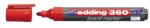 edding Tábla- és flipchart marker, 1, 5-3 mm, kúpos, EDDING "360", piros (7580019001)