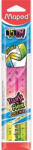 Maped Vonalzó, műanyag, 15 cm, MAPED "Twist`n Flex Decor (279115)