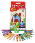 COLOKIT Olajpasztell kréta COLOKIT "Oil Pastel", 12 különböző szín (OP-C011) - eztkapdki