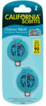 California Scents Autóillatosító, mini diffúzer, 2*3 ml, CALIFORNIA SCENTS "Ocean Wave (UCSM16) - eztkapdki