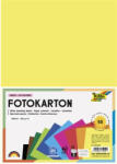  Dekorkarton, 2 oldalas, A4, 300 g, 10x5 lap, FOLIA, vegyes színek (614/5009) - eztkapdki