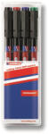 edding Alkoholos marker készlet, OHP, 0, 3 mm, EDDING "140 S", 4 különböző szín (7070017000)