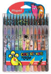 Maped Filctoll és színes ceruza készlet, MAPED "Color`Peps Monster" 12+15 különböző szín (984718)
