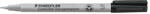 STAEDTLER Alkoholmentes marker, OHP, 0, 4 mm, STAEDTLER "Lumocolor 311 S", fekete (311-9)