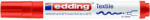 edding Textilmarker, 2-3 mm, kúpos, EDDING "4500", piros (7580039002)