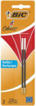 BIC Golyóstollbetét, 0, 32mm, BIC "4 Colours" piros, 2db/bliszt (929243)