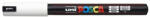uni Dekormarker, 0, 7 mm, UNI "Posca PC-1MR", fehér (2UPC1MRFEH)