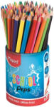 Maped Színes ceruza készlet, háromszögletű, ceruzatartó, MAPED "Color`Peps (832000)