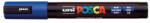 uni Dekormarker, 1, 8-2, 5 mm, UNI "Posca PC-5M", kék (PC-5M BLUE)