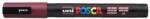 uni Dekormarker, 0, 9-1, 3 mm, UNI "Posca PC-3M", vörösbor (2UPC3MVOROSBOR)