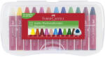 Faber-Castell Zsírkréta, háromszögletű, FABER-CASTELL "Jumbo", 12 különböző szín (120011) - eztkapdki