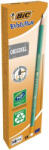 BIC Grafitceruza radírral, HB, hatszögletű, BIC "Evolution Original", 12db/doboz (8803323)