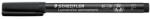 STAEDTLER Alkoholos marker, OHP, 0, 6 mm, STAEDTLER "Lumocolor 318", fekete (318-9) - eztkapdki