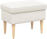 vidaXL Taburet Crem 55 x 35 x 41 cm Bouclé GartenMobel Dekor (42029984)