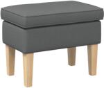 vidaXL Taburet Gri închis 55 x 35 x 41 cm Tesatura GartenMobel Dekor (42030001)