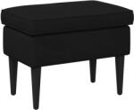 vidaXL Taburet Negru 55 x 35 x 41 cm Catifea GartenMobel Dekor (42029991)