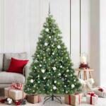 vidaXL Brad de Craciun artificial cu 300 LED Verde 180 cm PE si PVC GartenMobel Dekor (3397782)