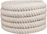 vidaXL Franghie din Jute Alb 100% jute Tossa GartenMobel Dekor (42011694)