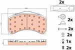 TRW set placute frana, frana disc TRW GDB5117 (GDB5117)