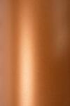 Sirio Pearl Hârtie decorativă colorată metalizată Sirio Pearl 300g Copperplate maro buc. 10A4